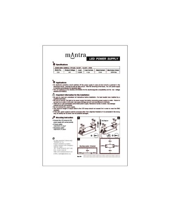 DRIVER TENSION CONSTANTE IP20 24VDC  250W (SNP250-24VL)